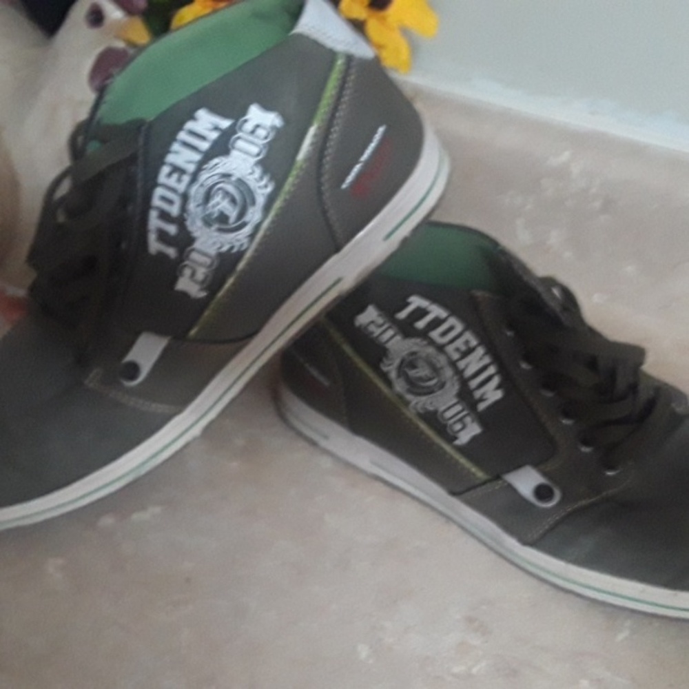 TT Denim German High Top Sneakers, 11